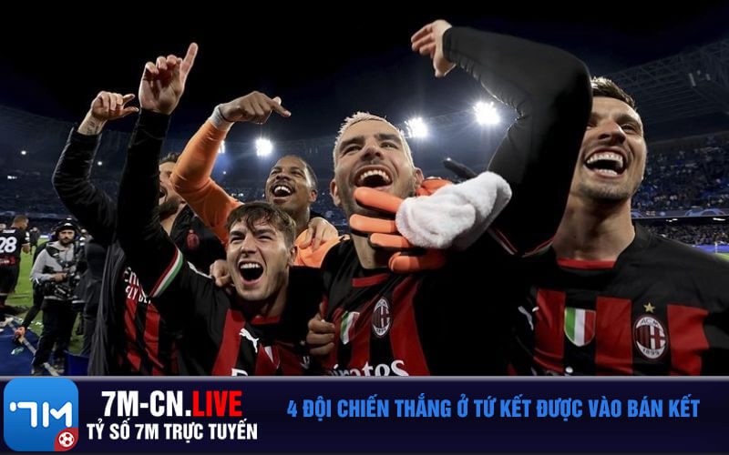 4 doi chien thang o tu ket duoc vao ban ket 4 đội chiến thắng ở tứ kết được vào bán kết