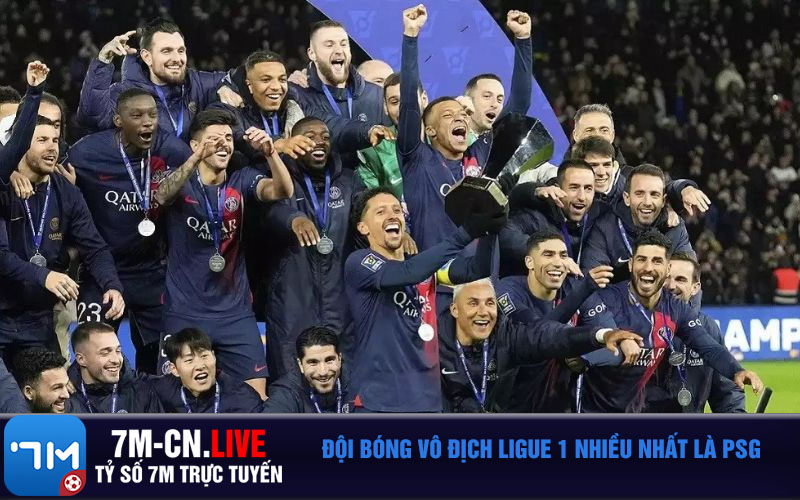 Doi bong vo dich Ligue 1 nhieu nhat la PSG Đội bóng vô địch Ligue 1 nhiều nhất là PSG