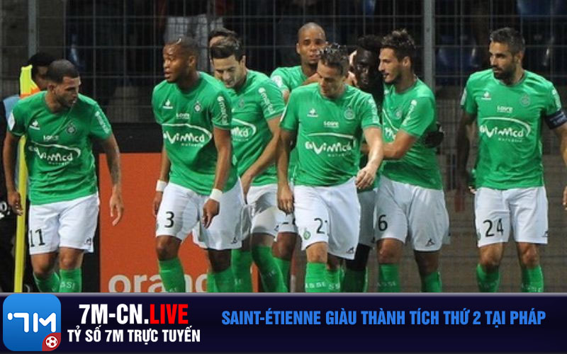 Saint Etienne giau thanh tich thu 2 tai Phap Saint-Étienne giàu thành tích thứ 2 tại Pháp