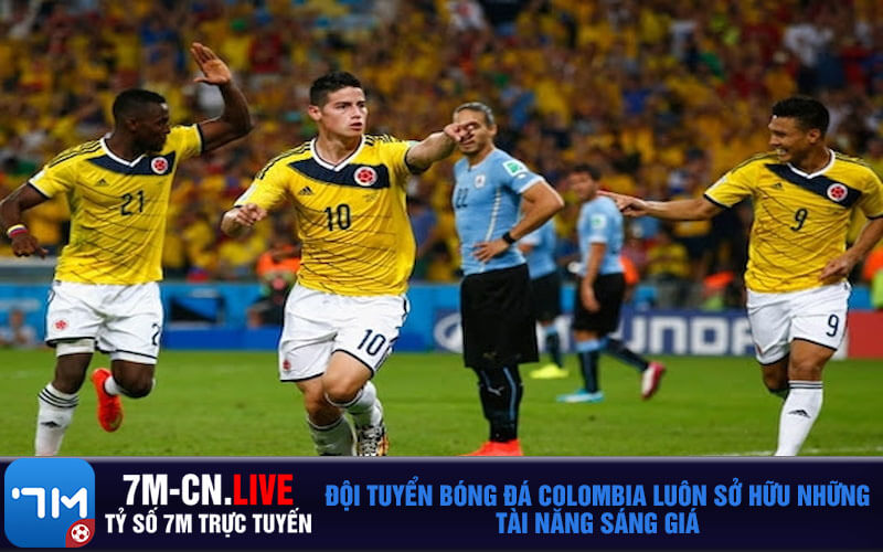 Doi tuyen bong da Colombia luon so huu nhung tai nang sang gia Đội tuyển bóng đá Colombia luôn sở hữu những tài năng sáng giá