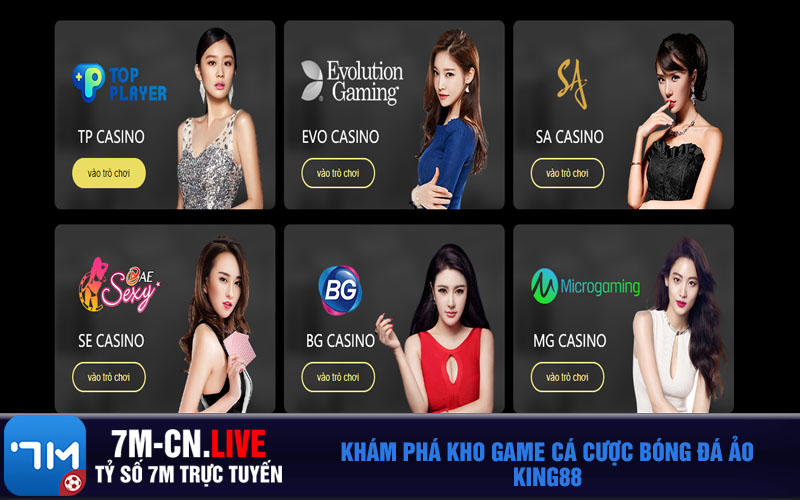 king88 1 Khám phá kho game cá cược bóng đá ảo King88