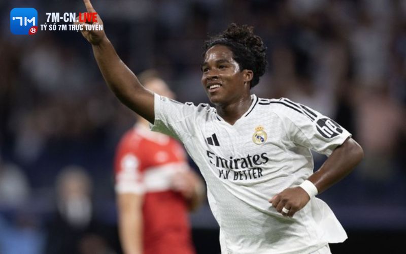 Endrick Endrick góp sức trong chiến thắng của Real Madrid