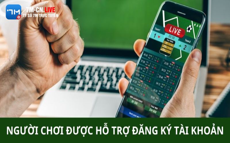 nha cai uy tin 3 1 Người chơi được hỗ trợ đăng ký tài khoản cá cược nhanh chóng