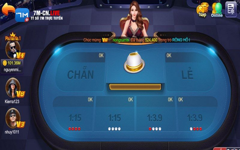 7mcnlive 1 Các tính năng nổi bật app xóc đĩa đang sở hữu